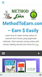 Mobile Screenshot of methodtoearn.com