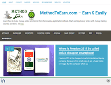 Tablet Screenshot of methodtoearn.com